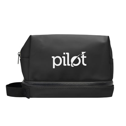 Hudson Recycled Leatherette Cosmetic Bag