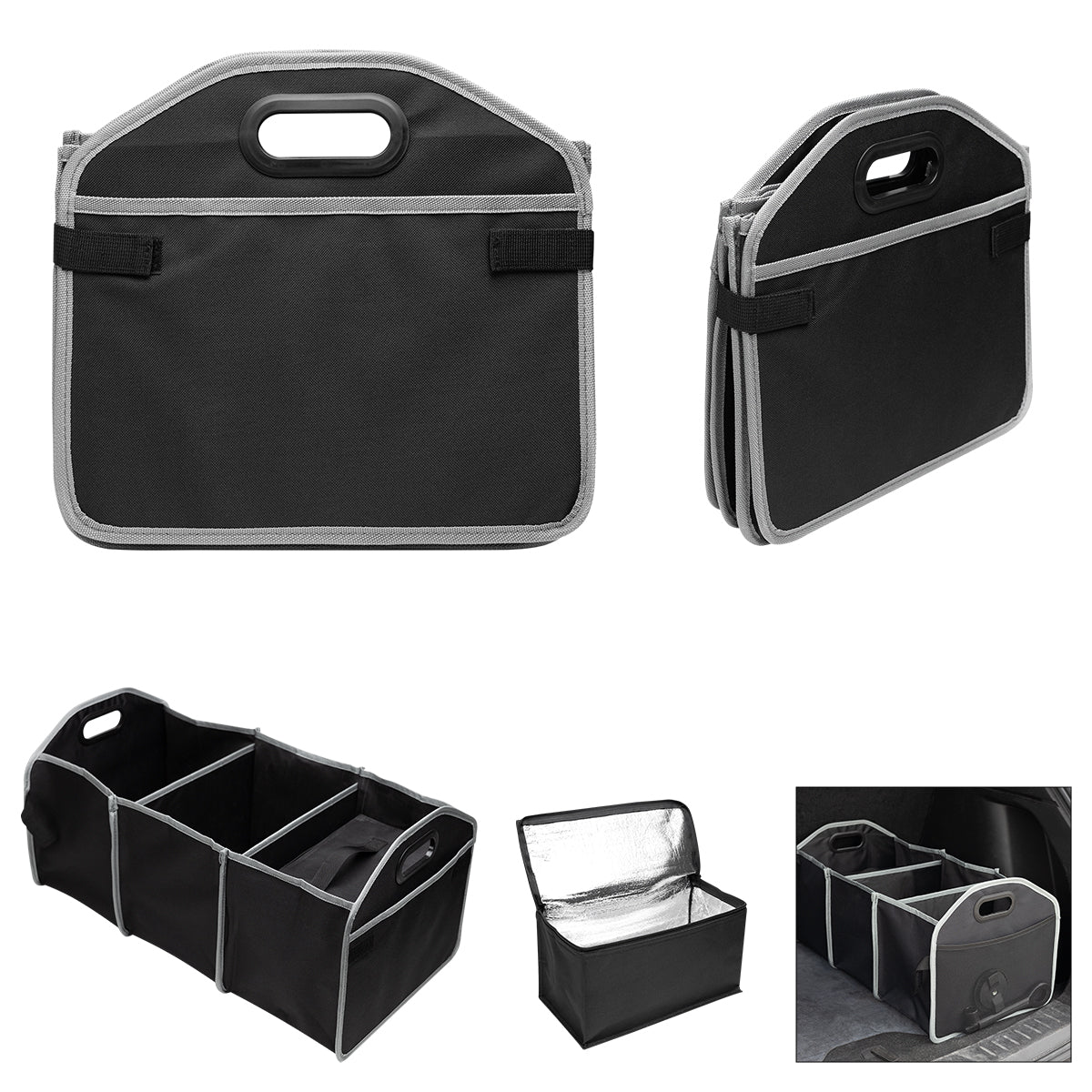 Trunk Organizer With Cooler Bag