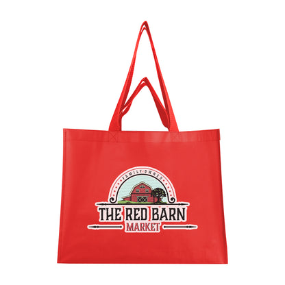 Matte Laminated Recycled Non-Woven Dual Handle Shopper Tote Bag