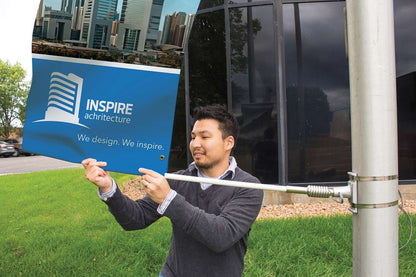 30" Premium Bracket System with a Spring Arm (Double)