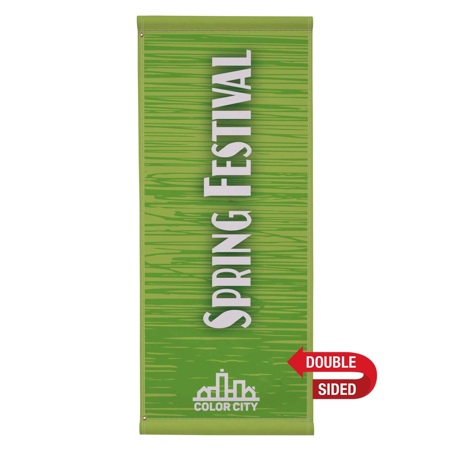 30" x 72" Fabric Boulevard Banner Double-Sided