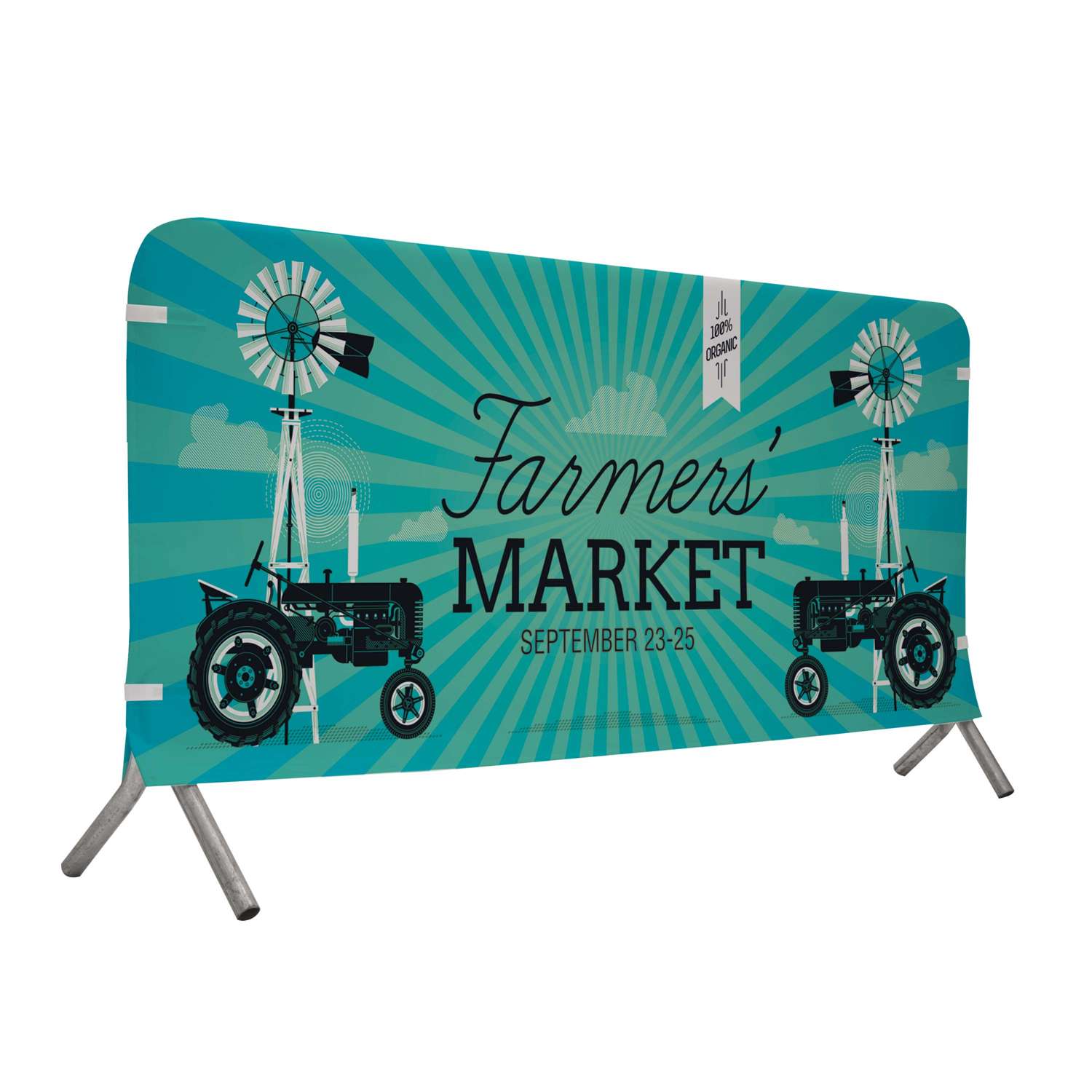 8' Barricade Fabric Cover