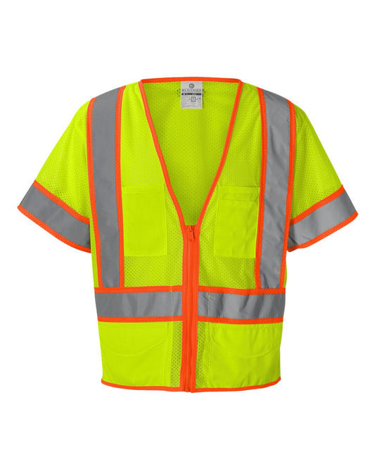 Unisex Ultra-Cool™ Six-Pocket Mesh Surveyor’s Vest - 1242-1243