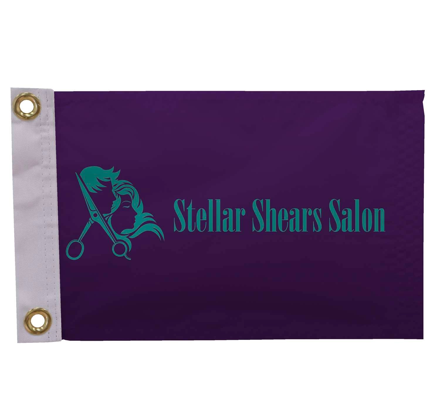 8" x 12" Nylon Flag Single-Sided