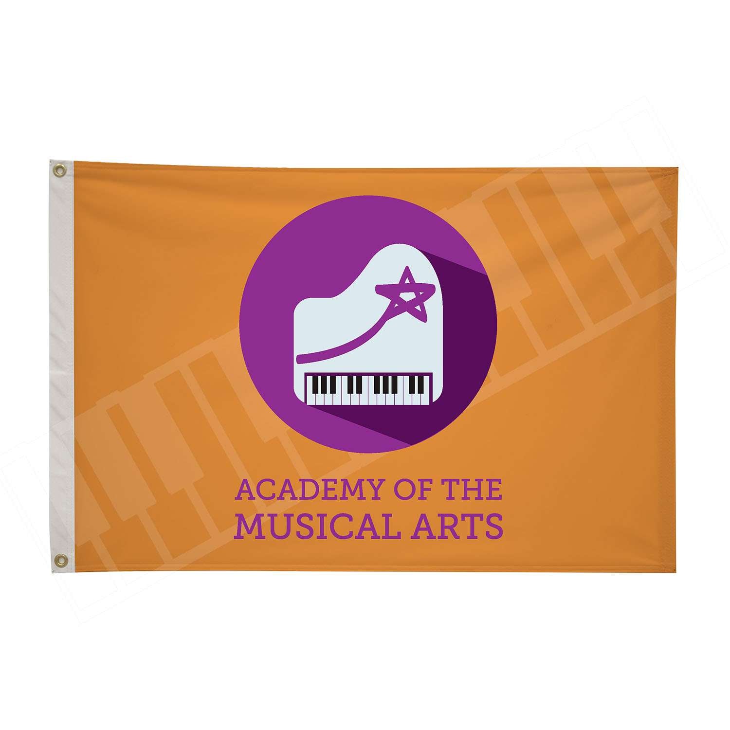 2' x 3' Nylon Flag Single-Sided