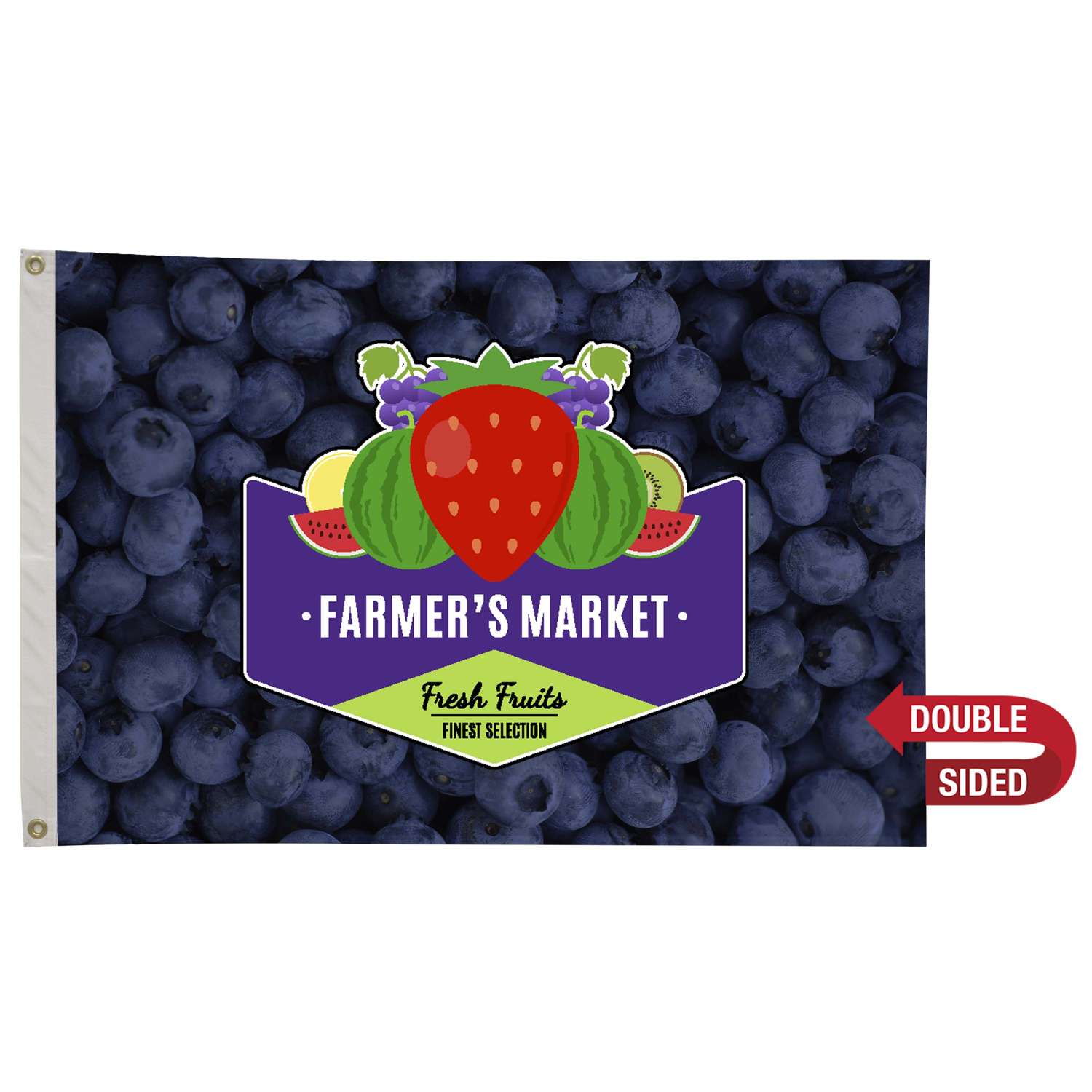 2' x 3' Nylon Flag Double-Sided