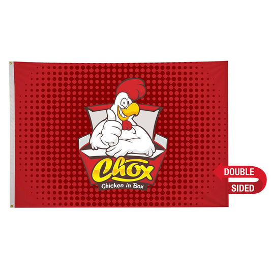 5' x 8' Nylon Flag Double-Sided