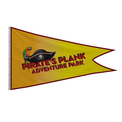 3' x 5' Nylon Burgee Flag Single-Sided