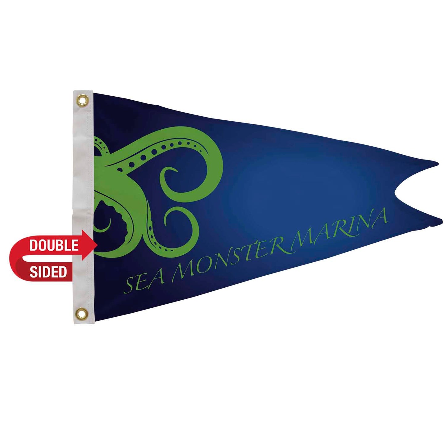 16" x 24" Nylon Burgee Flag Double-Sided