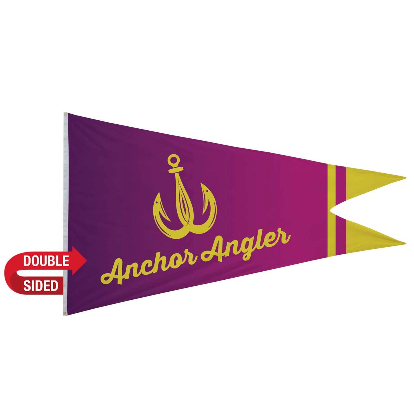 6' x 10' Nylon Burgee Flag Double-Sided