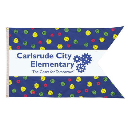 6' x 10' Nylon Guidon Flag Single-Sided