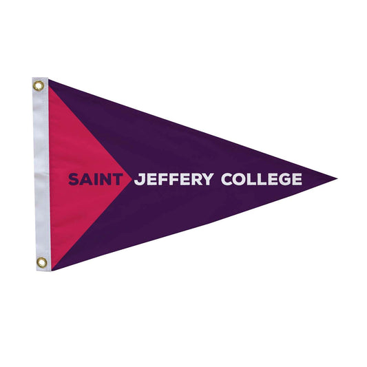 16" x 24" Nylon Pennant Flag Single-Sided