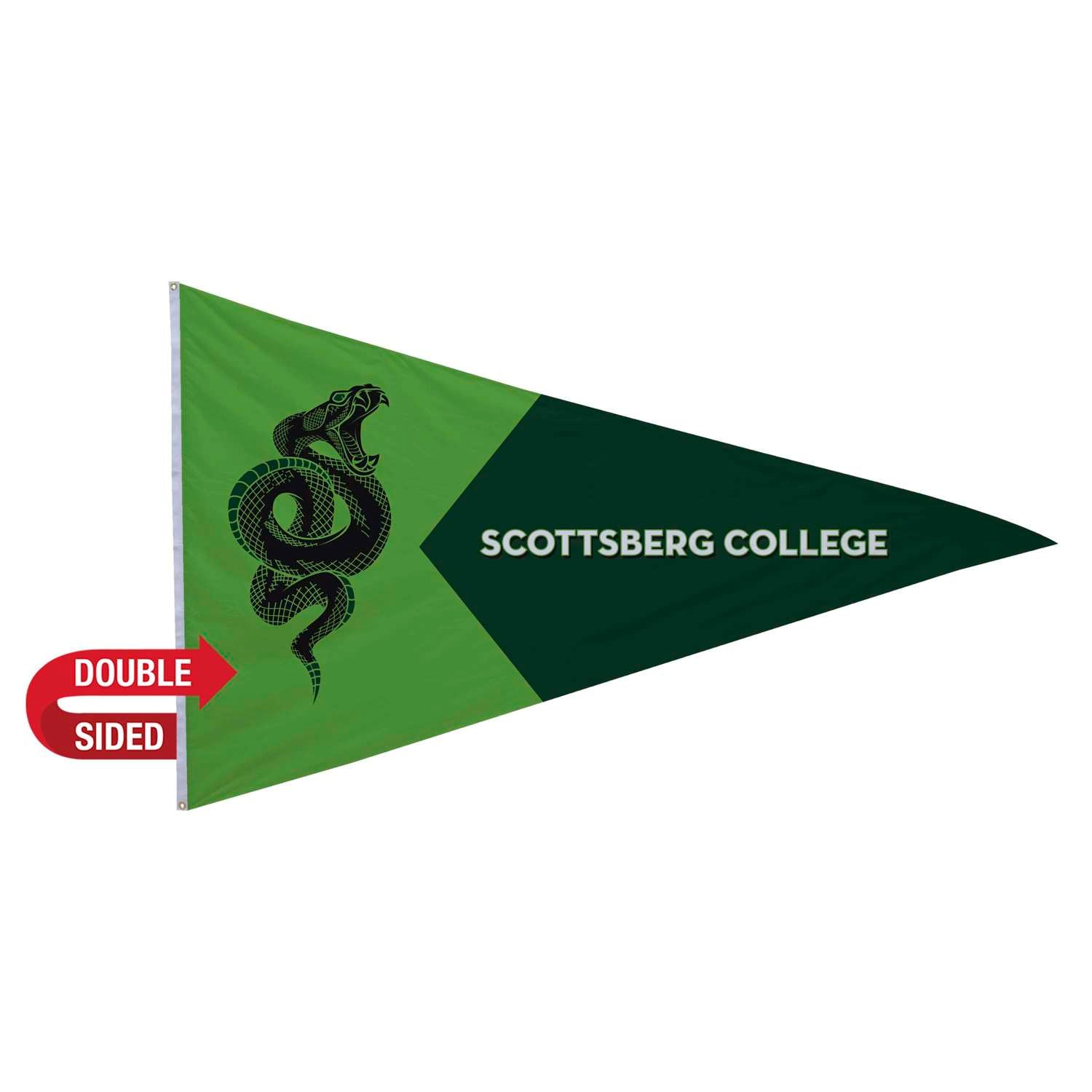 5' x 8' Nylon Pennant Flag Double-Sided