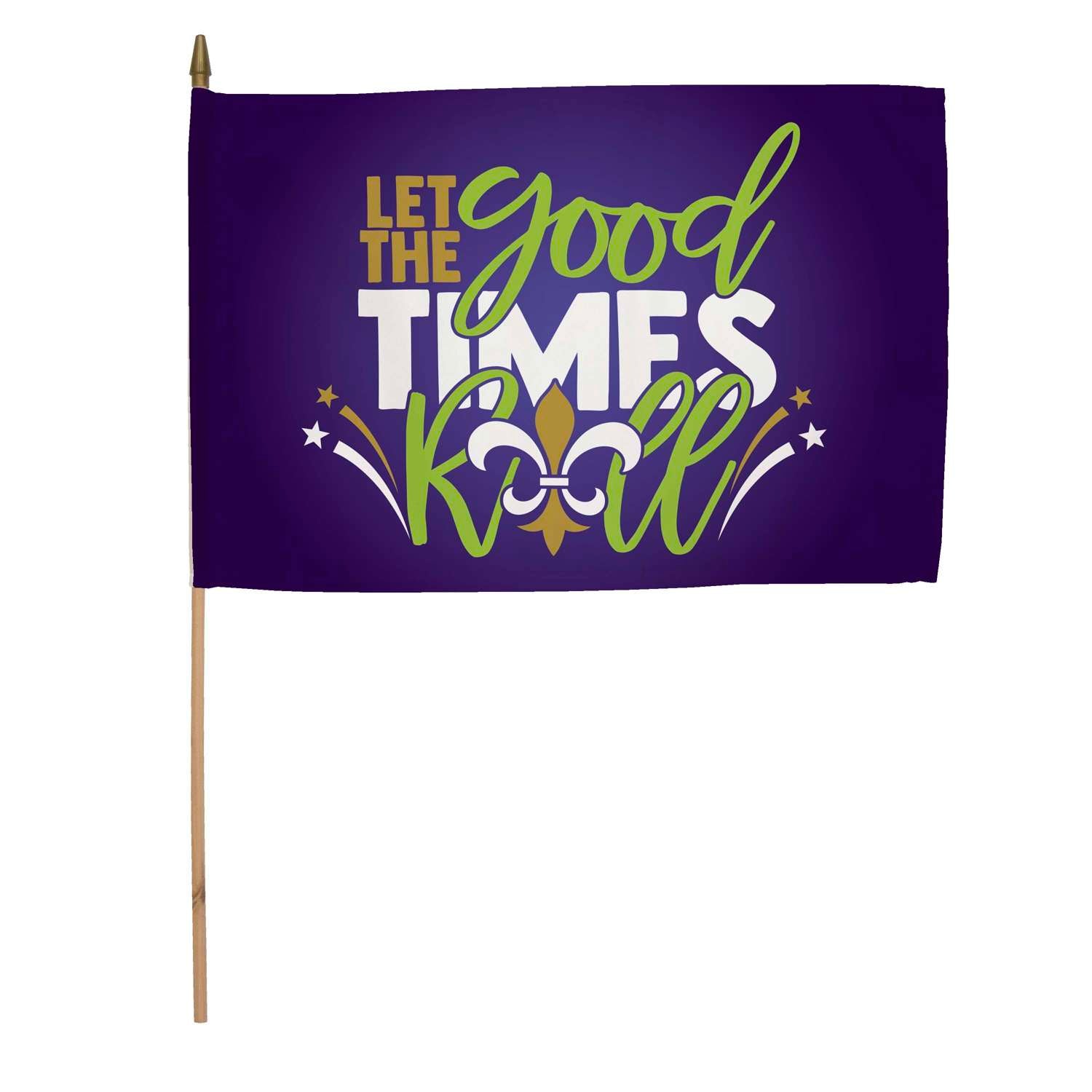 16" x 24" Stick Flag Kits with Spear Tip (Set of 6)