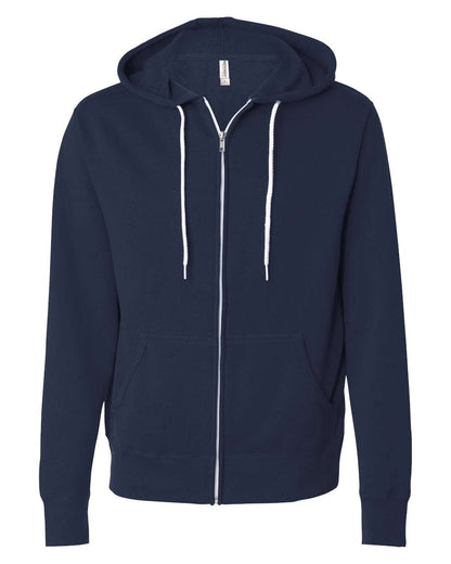 Unisex Lightweight Full-Zip Hooded Sweatshirt - AFX90UNZ