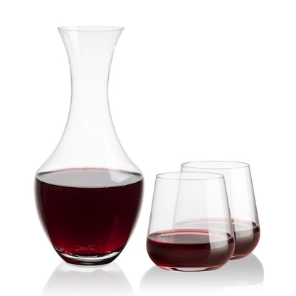 Oldham Carafe & Howden Stemless Wine
