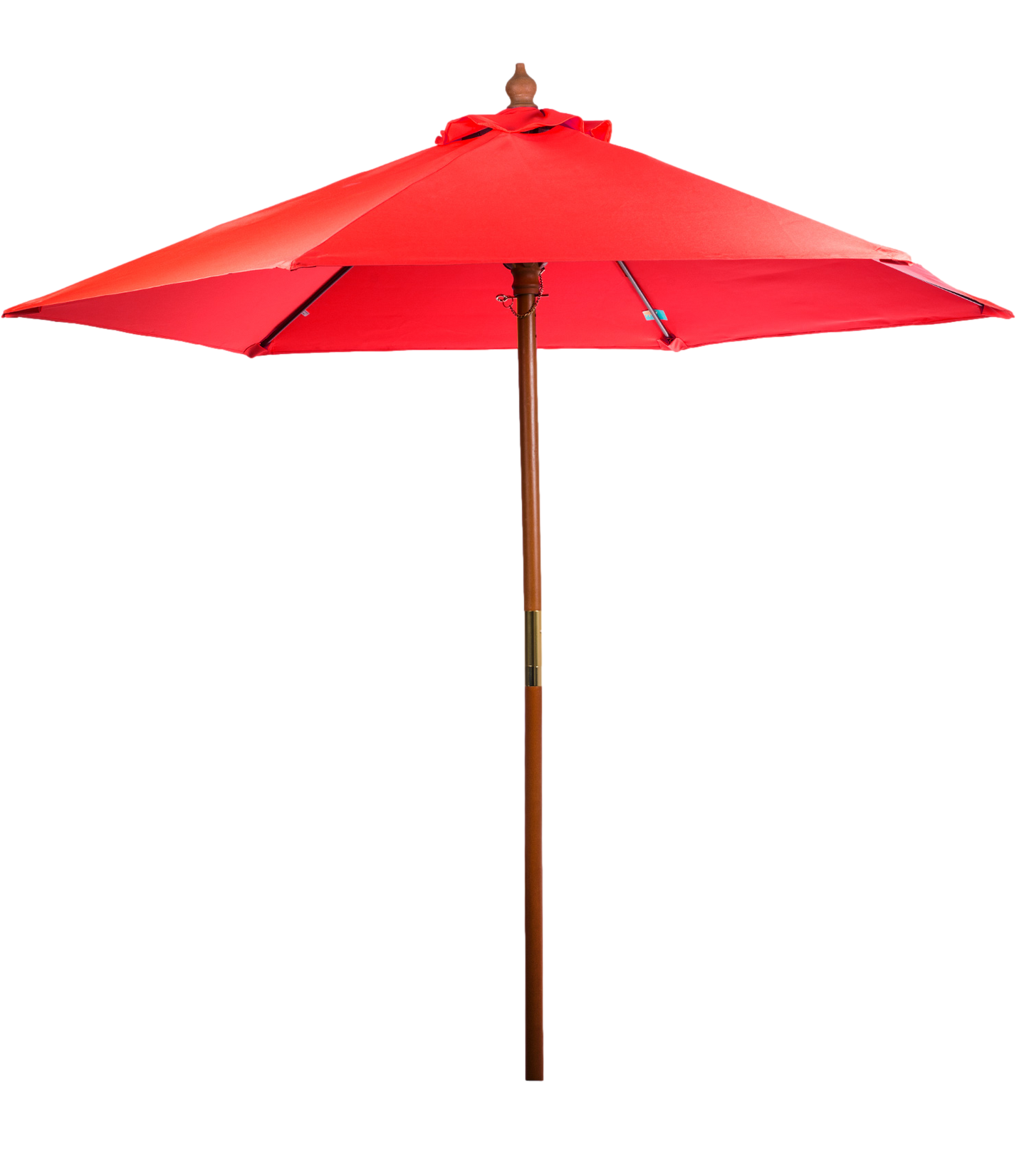 7' Bamboo Recycled Market Umbrella