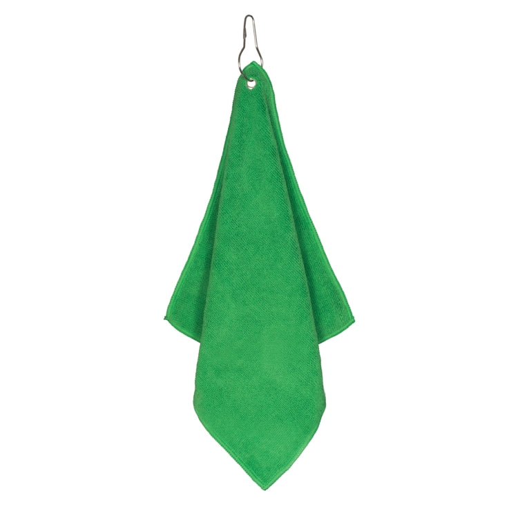 "THE WEDGE" Recycled RPET 300 GSM Heavy Duty Golf Towel - 12” W x 12” H