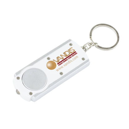 "Voyager FC" PhotoImage ® Full Color Imprint Slim Keyholder Keylight with Bright White LED Light