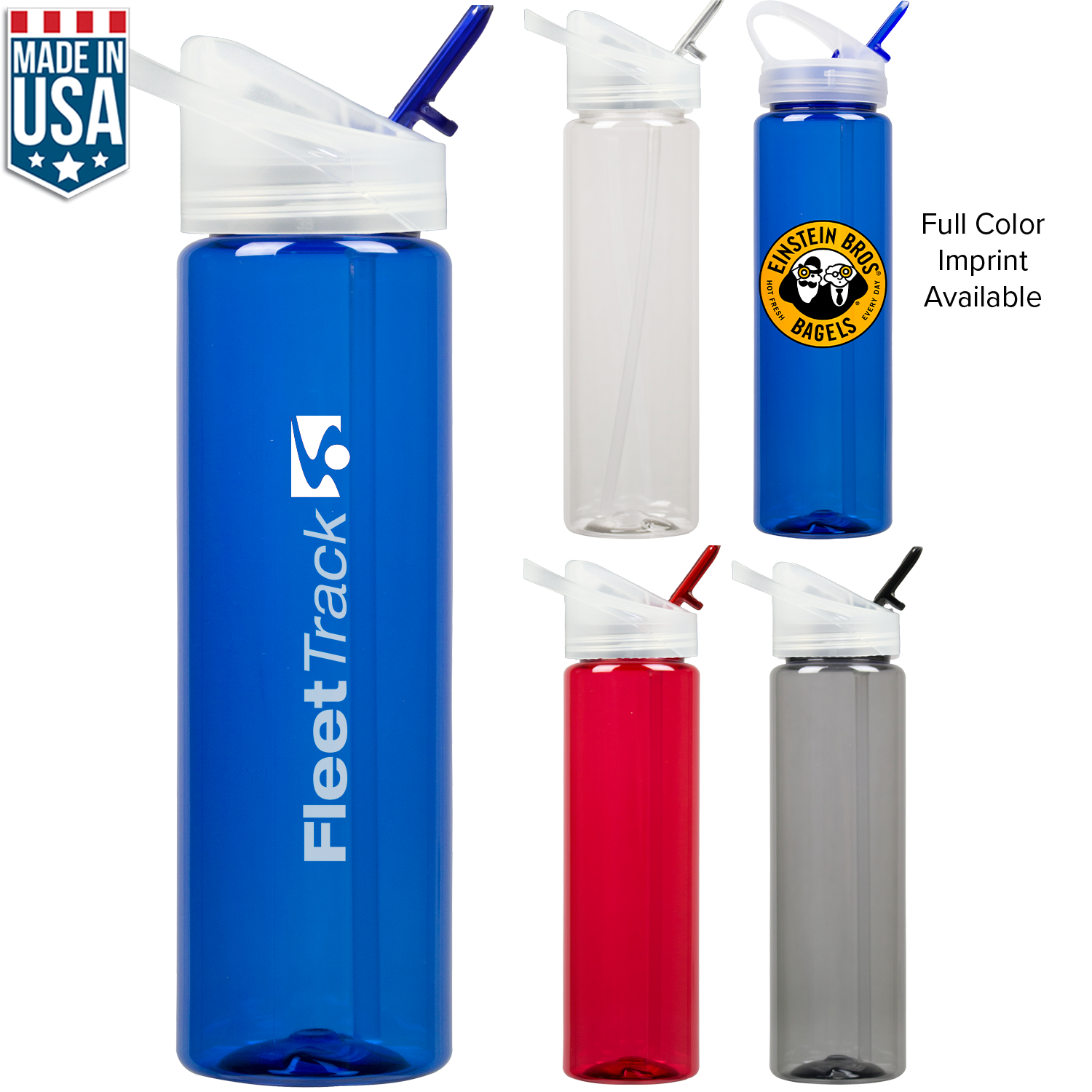 Blue 32 Oz Super Sipper With Straw