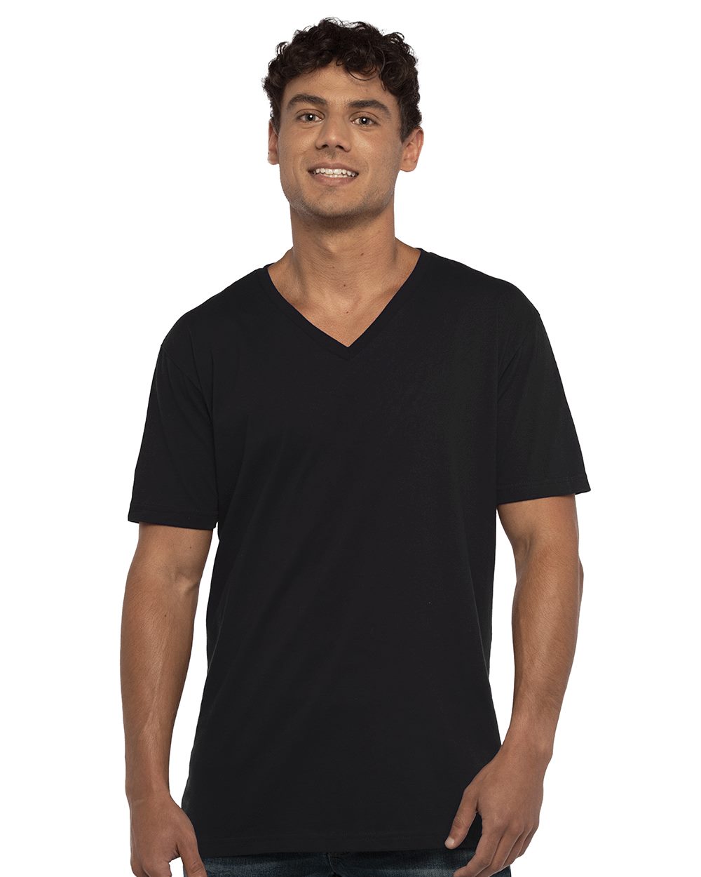 Unisex Cotton V-Neck T-Shirt - 3200
