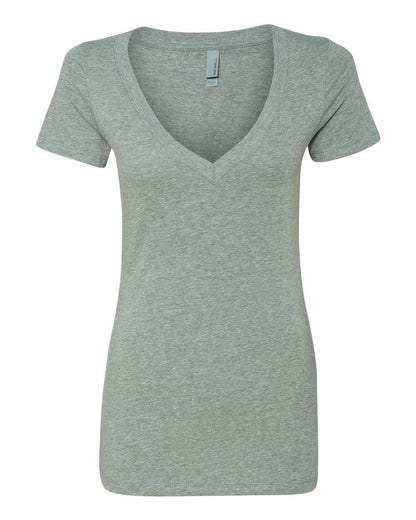 Women’s CVC Deep V-Neck T-Shirt - 6640