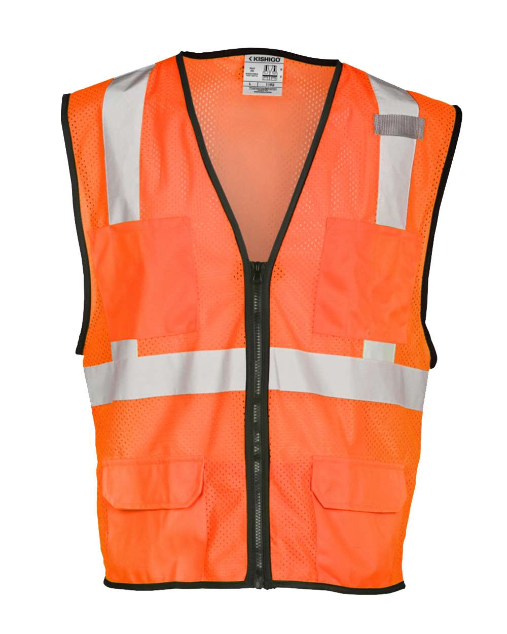 Unisex Economy Mesh 6-Pocket Vest - 1191-1192