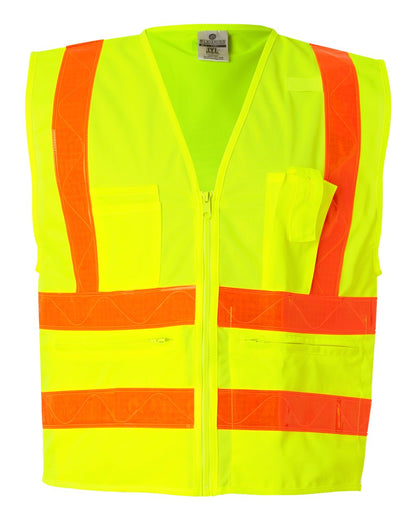 Unisex Prismatic Hydrowick-Lite Multi Zipper Vest - 1197-1198