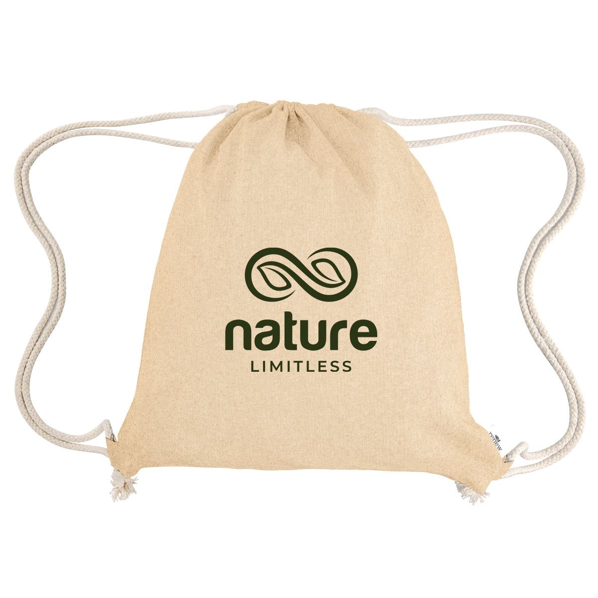 Nicole Recycled Cotton Drawstring Bag