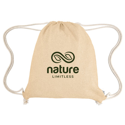 Nicole Recycled Cotton Drawstring Bag