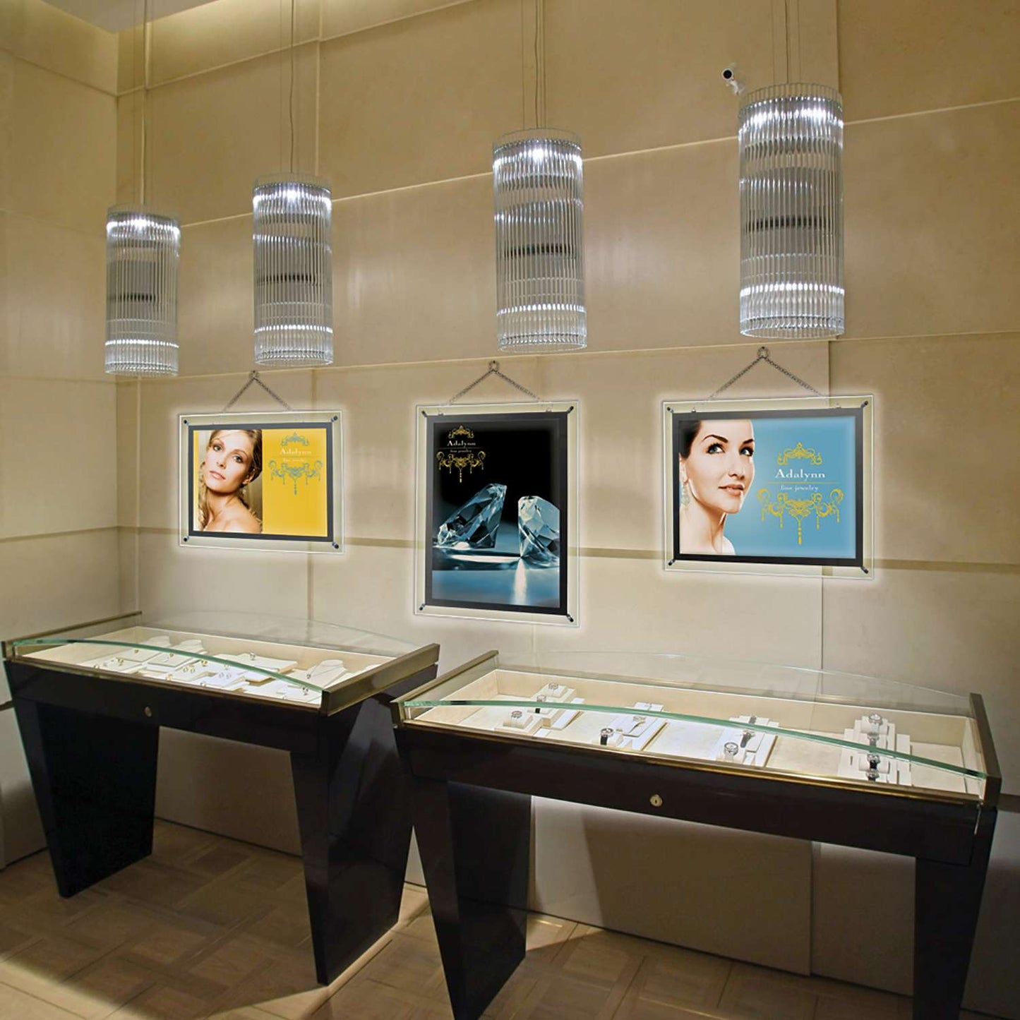 25" x 31" Crystal Edge Display Light Box Kit