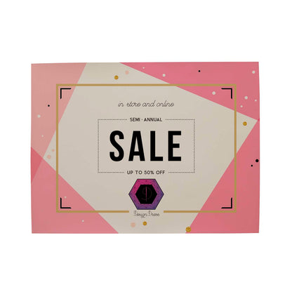 36" x 48" Opaque Window Cling