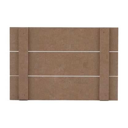 8" x 12" MDF Slatted Wood Print