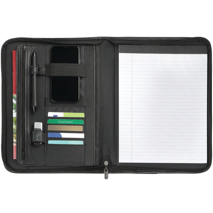 FSC® Mix Burke Zippered Padfolio