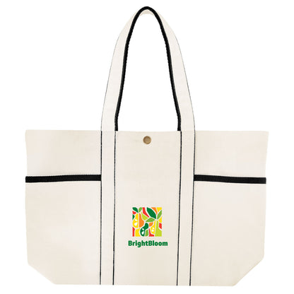 Aware™ 10 Oz. Recycled Cotton Canvas Tote Bag