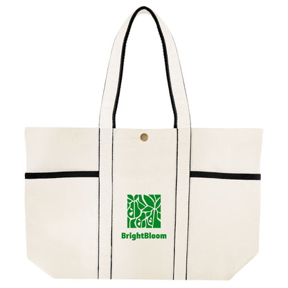 Aware™ 10 Oz. Recycled Cotton Canvas Tote Bag