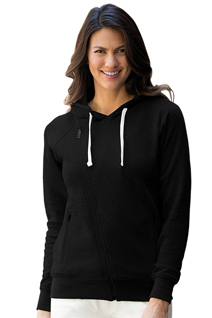 Black Women's Fleece Moto Jacket  - XS