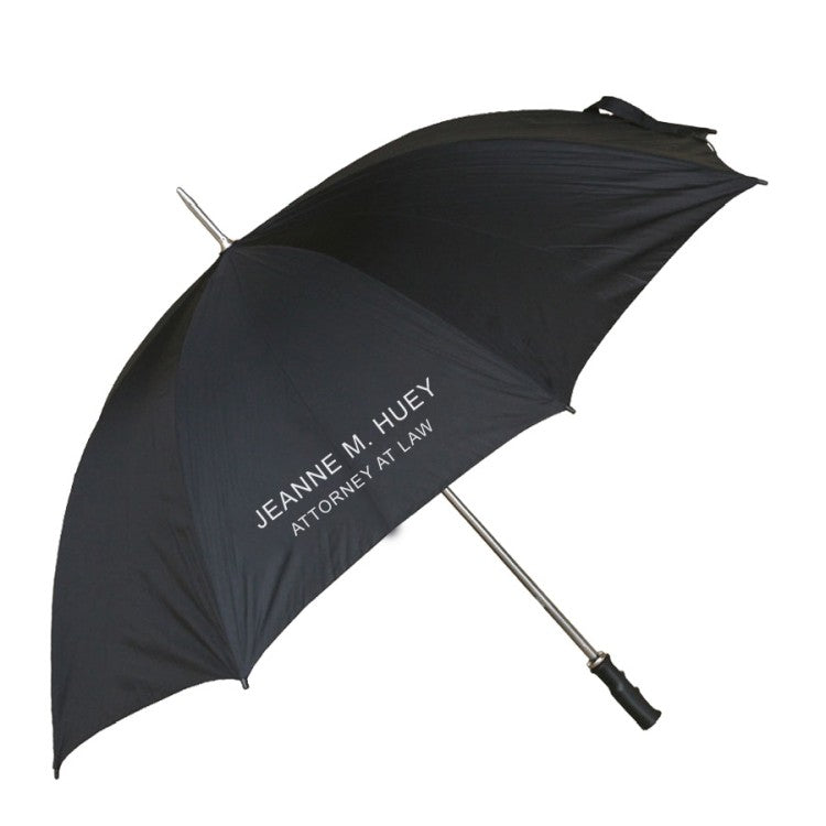 Black Promotional Golf Umbrella