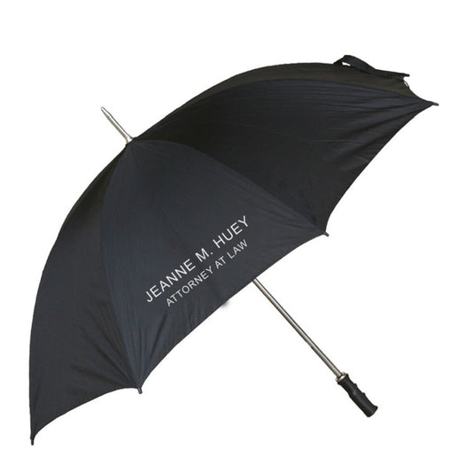 Black Promotional Golf Umbrella