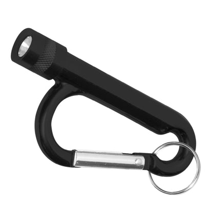 "Chiron Light" Metal Carabiner Flashlight with Split Ring Attachment