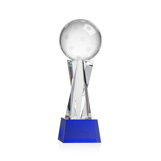 Pickleball Award on Grafton Base - Blue