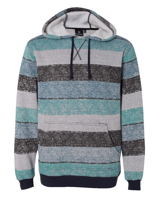 Men's Printed Stripes Fleece Sweatshirt - 8603