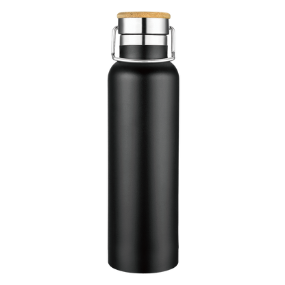 Smith 20oz Stainless Steel Bamboo Cap Water Bottle