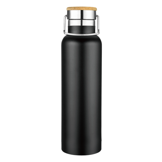 Smith 20oz Stainless Steel Bamboo Cap Water Bottle
