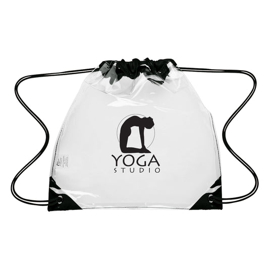 Touchdown Clear EVA Drawstring Backpack