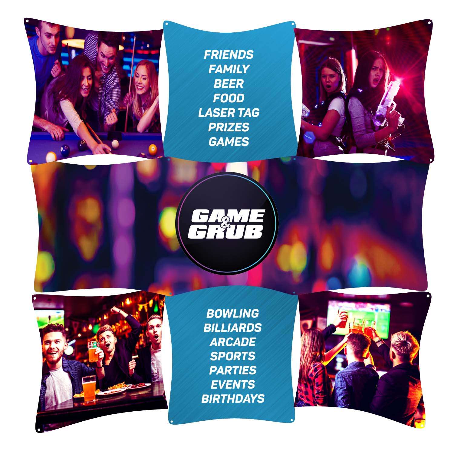 GeoMetrix Four-Corner Graphic Panels