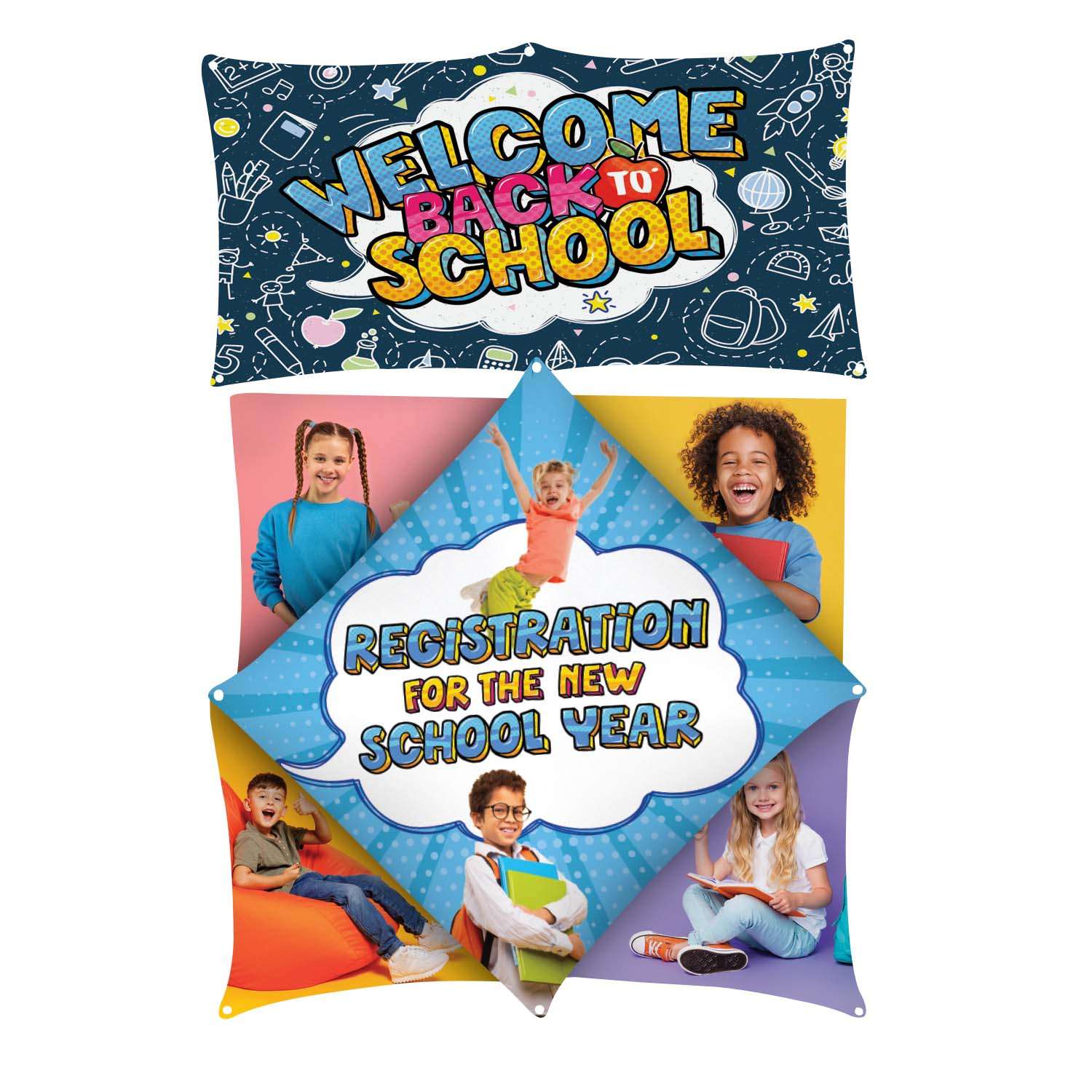 Micro GeoMetrix Diamond Double Stack Graphic Panels