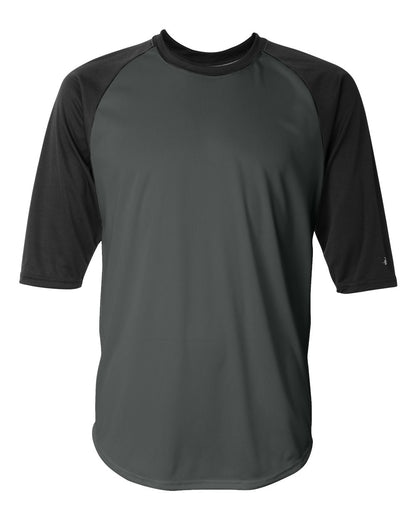 Men's B-Core Three-Quarter Sleeve Baseball T-Shirt - 4133