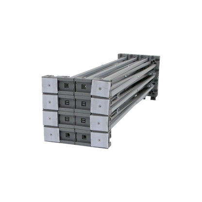 8' Straight Splash Floor Display Hardware