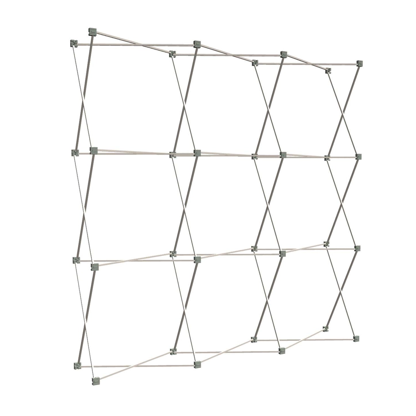 8' Straight Show 'N Rise Floor Display Frame Only